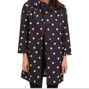 ♠️ KATE SPADE ♠️ NWOT Polka Dot Trench Rain Coat